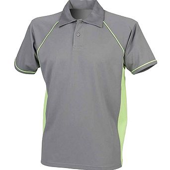 Finden And Hales Mens Performance Piped Polo Shirt