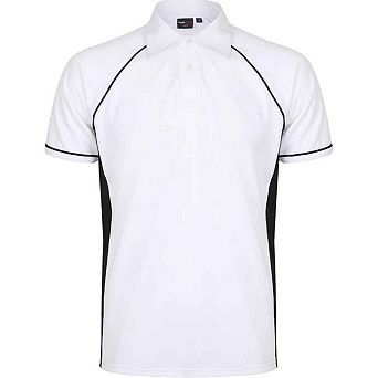 Finden And Hales Mens Performance Piped Polo Shirt