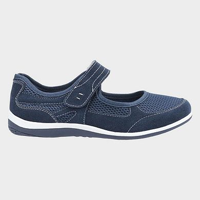 Fleet & Foster Womens/Ladies Morgan Touch Fastening Suede Shoe