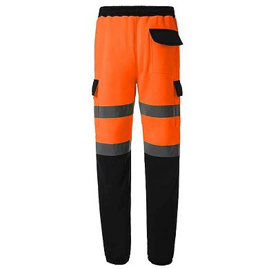 Yoko Mens Hi-Vis Jogging Bottoms