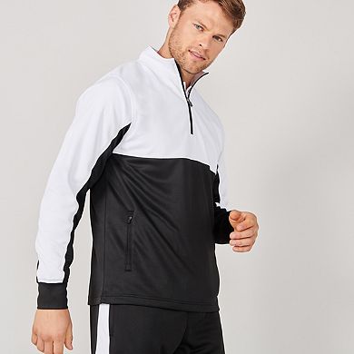 Finden & Hales Mens Quarter Zip Track Top