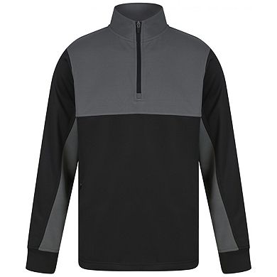 Finden & Hales Mens Quarter Zip Track Top