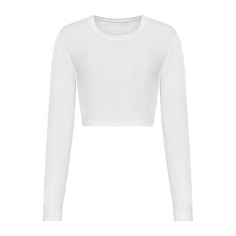 Awdis Womens/Ladies Long-Sleeved Crop T-Shirt