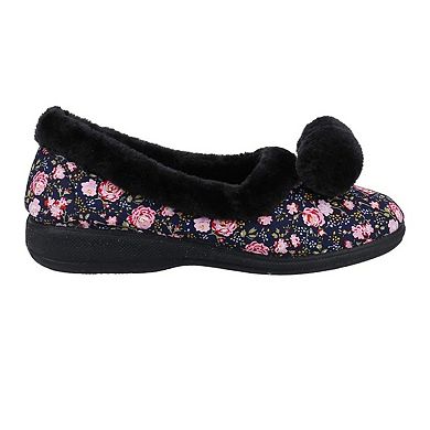 Fleet & Foster Womens/Ladies Goldfinch Floral Slippers