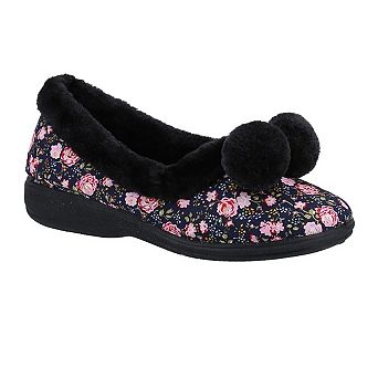 Fleet & Foster Womens/Ladies Goldfinch Floral Slippers