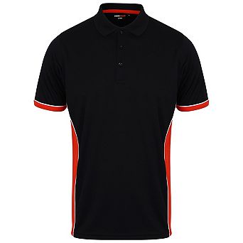 Finden & Hales Mens Contrast Panel Polo Shirt