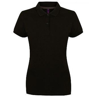 Henbury Womens/Ladies Cotton Pique Modern Polo Shirt