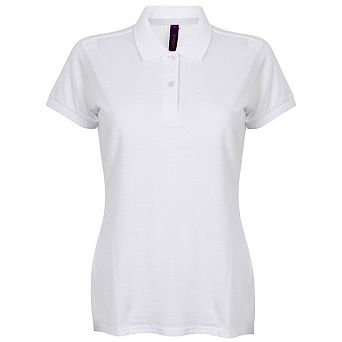 Henbury Womens/Ladies Cotton Pique Modern Polo Shirt