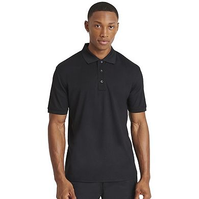PRO RTX Mens Pro Piqué Moisture Wicking Polo Shirt