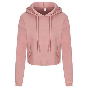 Awdis Womens/Ladies Girlie Cropped Hoodie