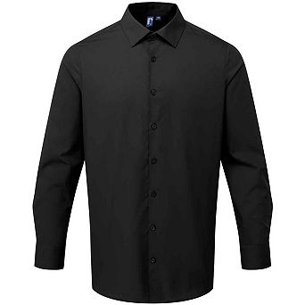 Premier Mens Recyclight Poplin Long-Sleeved Shirt