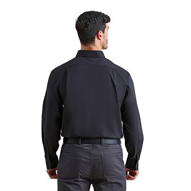 Premier Mens Supreme Oxford Long-Sleeved Formal Shirt