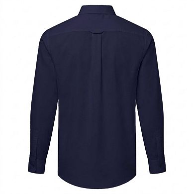 Premier Mens Supreme Oxford Long-Sleeved Formal Shirt