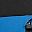 Azure Blue And Black