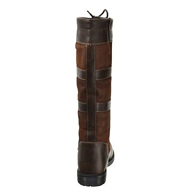 Hy Womens/Ladies Hurdlow Long Buffalo Leather Country Boots