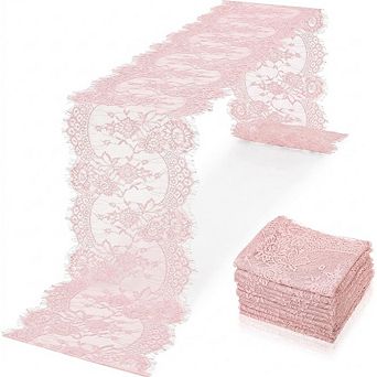 10-Pack Lace Table Runner Romantic Wedding & Party Decor
