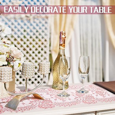 10-Pack Lace Table Runner Romantic Wedding & Party Decor