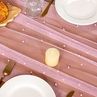 Sheer Tulle Table Runner Elegant Wedding & Party Decor