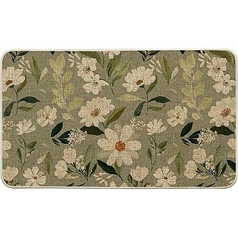 Daisy Floral Low Profile Indoor Outdoor Doormat