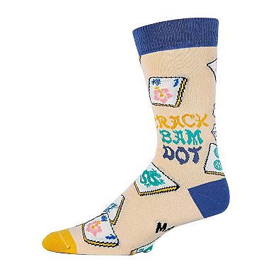 Men's Crew Socks-Mahjong Games