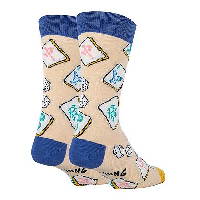 Men's Crew Socks-Mahjong Games