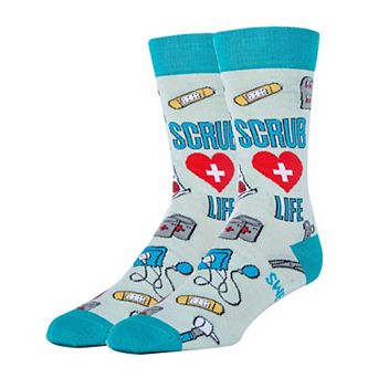 Men's Crew Socks-Scrub Life