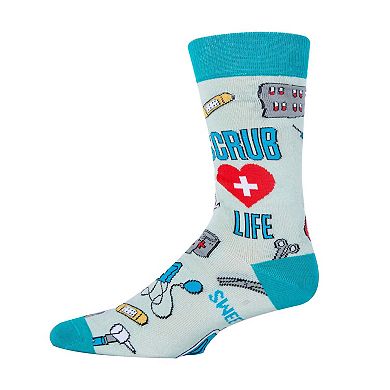 Men's Crew Socks-Scrub Life