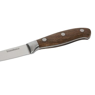 Bloomhouse 4 Inch German Steel Paring Knife with Forged Wood Handle