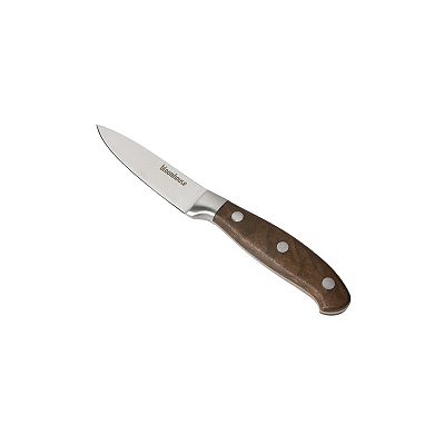 Bloomhouse 4 Inch German Steel Paring Knife with Forged Wood Handle
