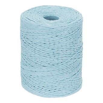 Natural Cotton Raffia Yarn Crochet Paper Ribbon for DIY Wrapping Knitting