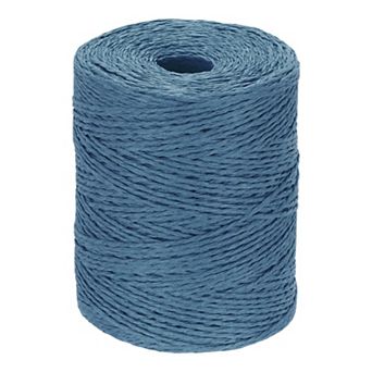 Natural Cotton Raffia Yarn Crochet Paper Ribbon for DIY Wrapping Knitting
