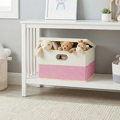 Storage Cube Fabric Storage Bin with Lids for Shelves Collapsible Storage Basket for Clothes