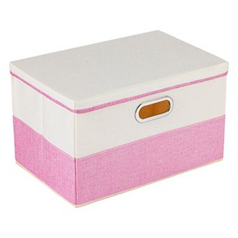 Storage Cube Fabric Storage Bin with Lids for Shelves Collapsible Storage Basket for Clothes