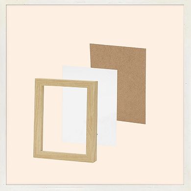 6.7x4.73x0.51 inch 1Pc Picture Frame, Crystal-Clear Display, Wood Frame
