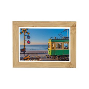 8.67x6.7x0.51 inch 1 pc Picture Frame, Crystal-Clear Display, Wood Frame