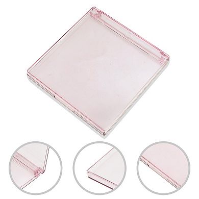 3.94"x3.94"x0.51" 1Pc Reusable Single Layer Square Storage Box