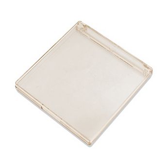 3.94"x3.94"x0.51" 1 pc Reusable Single Layer Square Storage Box
