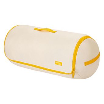 1 pc Clothes Storage Expandable Storage Bag Cylinder Moving Bag for Comforter with Handles
