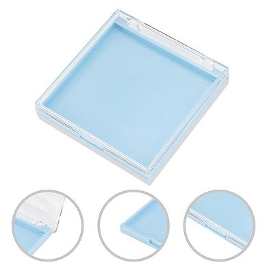 3.54"x3.54"x0.55" 1Pc Reusable Single Layer Square Storage Box