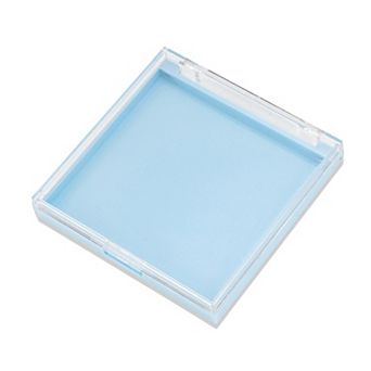 3.54"x3.54"x0.55" 1 pc Reusable Single Layer Square Storage Box