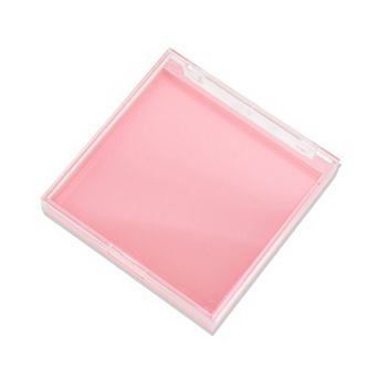 3.54"x3.54"x0.55" 1 pc Reusable Single Layer Square Storage Box