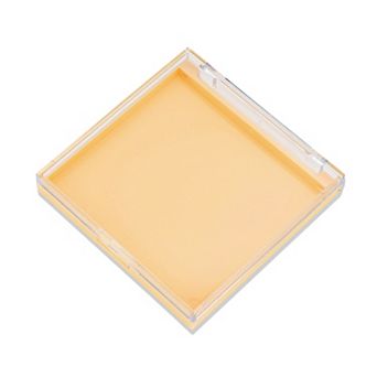 3.54"x3.54"x0.55" 1 pc Reusable Single Layer Square Storage Box