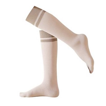 1Pair Pilates Socks with Non-Slip Grips, Yoga Socks for Barre Workout