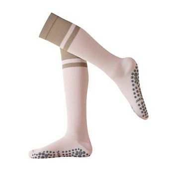 1Pair Pilates Socks with Non-Slip Grips, Yoga Socks for Barre Workout