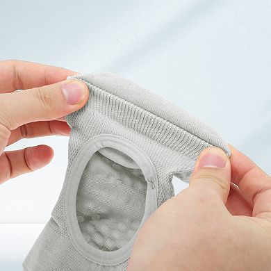 1Pair Pilates Socks with Non-Slip Grips, Breathable & Comfortable