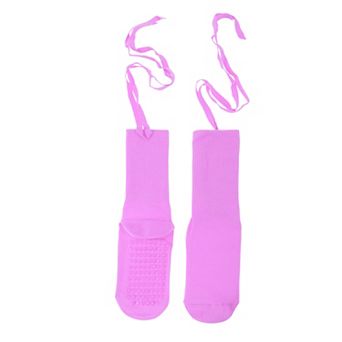 1Pair For Barre Workout, Pilates Socks with Non-Slip Grips