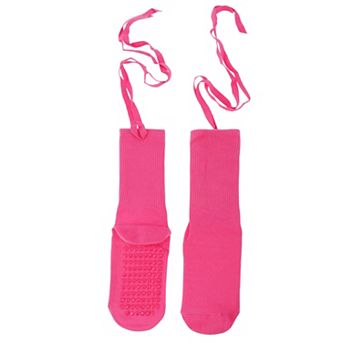 1Pair For Barre Workout, Pilates Socks with Non-Slip Grips