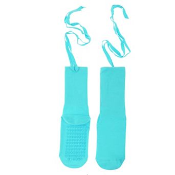 1Pair For Barre Workout, Pilates Socks with Non-Slip Grips