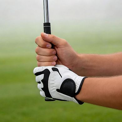 6.7 x 3.15 inch 1Pc Left Hand Golf Glove White Black