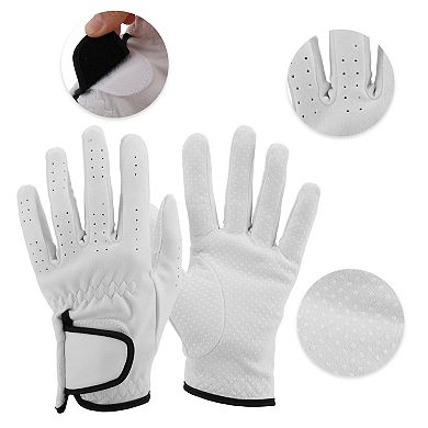 7.09 x 3.55 inch 1Pc Reusable Left Hand Golf Glove White